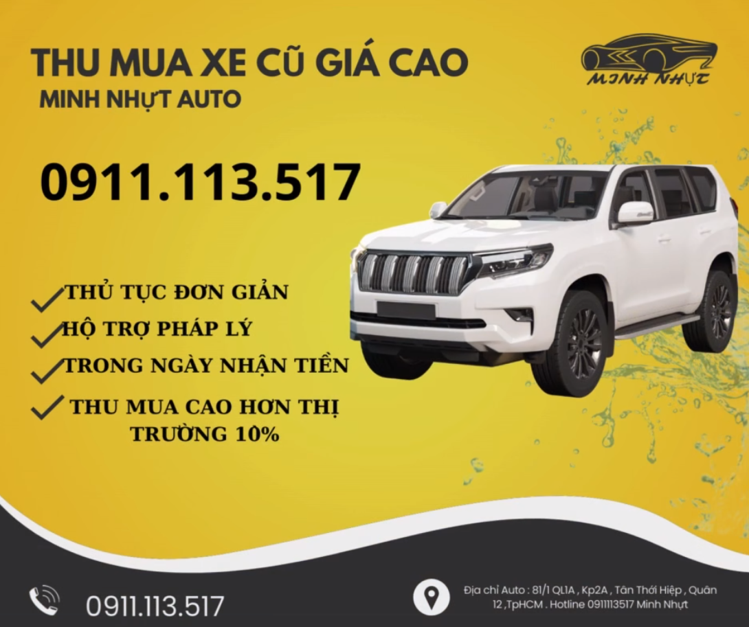 MINH NHỰT AUTO THU MUA XE CŨ GIÁ CAO